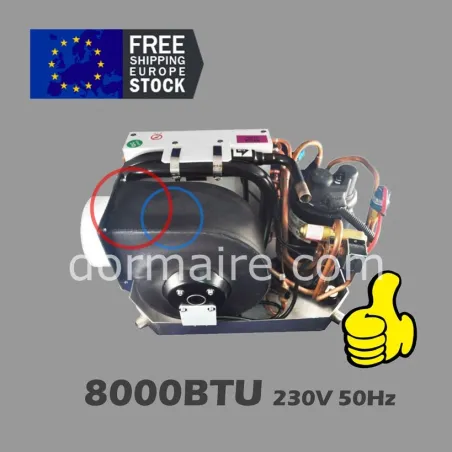 Marine Air Conditioner 8000 BTU | Compact Boat AC | Dormaire