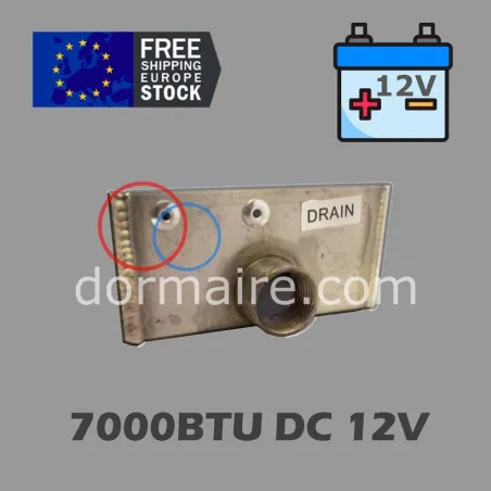 aire acondicionado barco 12v 7000btu bandeja drenaje
