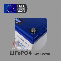 battery lithium lifepo4 12v 100Ah Ecowatt