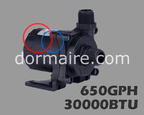 pompe à eau de mer 650GPH